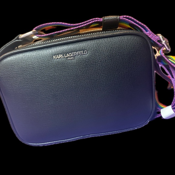 KARL LAGERFELD Paris Maybelle Crossbody Black/Rainbow One Size - Picture 6 of 11